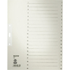 LEITZ Intercalaires en papier naturel, numéroté, format A4