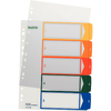 LEITZ Intercalaires en plastique, numéroté, format A4 extra