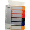 LEITZ Intercalaires en plastique, numéroté, format A4 extra - 56738