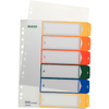 LEITZ Intercalaires en plastique, numéroté, format A4 extra - 56738