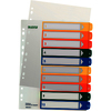 LEITZ Intercalaires en plastique, numéroté, A4 extra large
