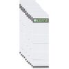 LEITZ Etiquette bristol pr dos de classeur, 57 x 190 mm,gris