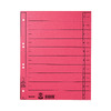LEITZ Intercalaires, format A4 extra large,en carton manille
