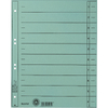 LEITZ Intercalaires, format A4 extra large,en carton manille