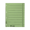 LEITZ Intercalaires, format A4 extra large,en carton manille