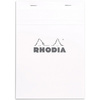 RHODIA Bloc agrafé No. 16, format A5, quadrillé 5x5, blanc