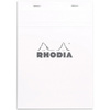 RHODIA Bloc agrafé No. 16, format A5, quadrillé 5x5, blanc