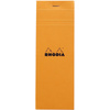 RHODIA Bloc agrafé No. 8, 74 x 210 mm, quadrillé 5x5, orange