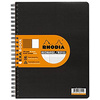 RHODIA Cahier recharge pour EXABOOK, A4+, quadrillé 5x5,noir