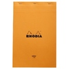 RHODIA Bloc agrafé No. 19 Yellow, A4+, ligné, orange