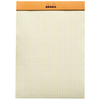 RHODIA Bloc agrafé No. 16 Yellow, format A5, quadrillé