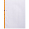 RHODIA Bloc de cours, format A4, quadrillé, orange, lot de 3