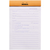 RHODIA Bloc No.140 'MESSAGE', 110 x 170 mm, orange