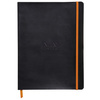RHODIA Carnet souple RHODIARAMA, B5, ligné, noir
