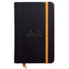 RHODIA Carnet rigide RHODIARAMA, 90 x 140 mm, ligné, noir