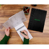 RHODIA Bloc reliure intégrale GREENPAD, A4+, quadrillé, noir