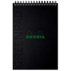 RHODIA Bloc reliure intégrale GREENPAD, A5+, ligné, noir