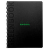 RHODIA Cahier à spirale GREENPAD, A5+, ligné, noir