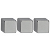 MAUL Aimant néodyme, cube, (L)10 x (P)10 x (H)10 mm, nickel
