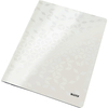 LEITZ Chemise à lamelle WOW, A4, en carton, blanc perle