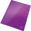 LEITZ Chemise à lamelle WOW, A4, en carton, violet