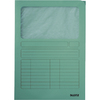 LEITZ Chemise à fenêtre, format A4, carton, vert clair,