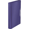 LEITZ Trieur ménager Style, A4, PP, 6 compartiments, bleu