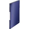 LEITZ Protège documents Style, format A4, PP, bleu titane