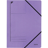 LEITZ Chemise à élastique, format A4, carton, violet