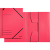 LEITZ Chemise à élastique,A4,carton,320g/m2,rouge,
