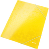 LEITZ Chemise à élastique WOW, A4, carton, jaune