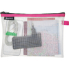 LEITZ Pochette à fermeture zip WOW Traveller, M, fuchsia