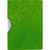 LEITZ Chemise à clip WOW ColorClip, A4, PP, vert métallisé