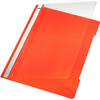LEITZ chemise à lamelle Standard, format A4, PP, orange,