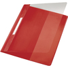 LEITZ Chemise à lamelle Exquisit, format A4+, PVC, rouge,
