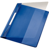 LEITZ Chemise à lamelle Exquisit, format A4+, PVC, bleu
