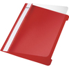 LEITZ Chemise à lamelle Standard, A5, en PP, rouge