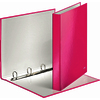 LEITZ Classeur à anneaux WOW, format A4, carton rigide, rose - 55125