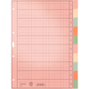 LEITZ Intercalaires en papier naturel, blanc, A4, 10 touches