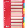 LEITZ Intercalaires en carton, blanc, A4, 10 touches,