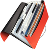 LEITZ Trieur ménager Solid, A4, PP, 6 compartiments, rouge