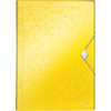 LEITZ Trieur ménager WOW, A4, PP, 6 compartiments, jaune