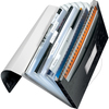 LEITZ Trieur ménager WOW, A4, PP, 6 compartiments, noir