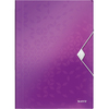 LEITZ Chemise à élastique WOW, A4, PP, violet - 56065