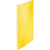 LEITZ Protège-documents WOW, A4, PP, 20 pochettes, jaune