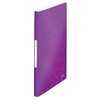 LEITZ Protège-documents WOW, A4, PP, 40 pochettes, violet