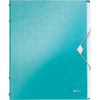 LEITZ Chemise de rangement WOW, A4, PP, bleu glacier