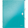 LEITZ Chemise de rangement WOW, A4, PP, bleu glacier