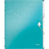 LEITZ Chemise de rangement WOW, A4, PP, bleu glacier - 56062