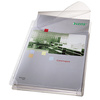 LEITZ pochette perforée Maxi avec rabat, A4, PVC, grainée